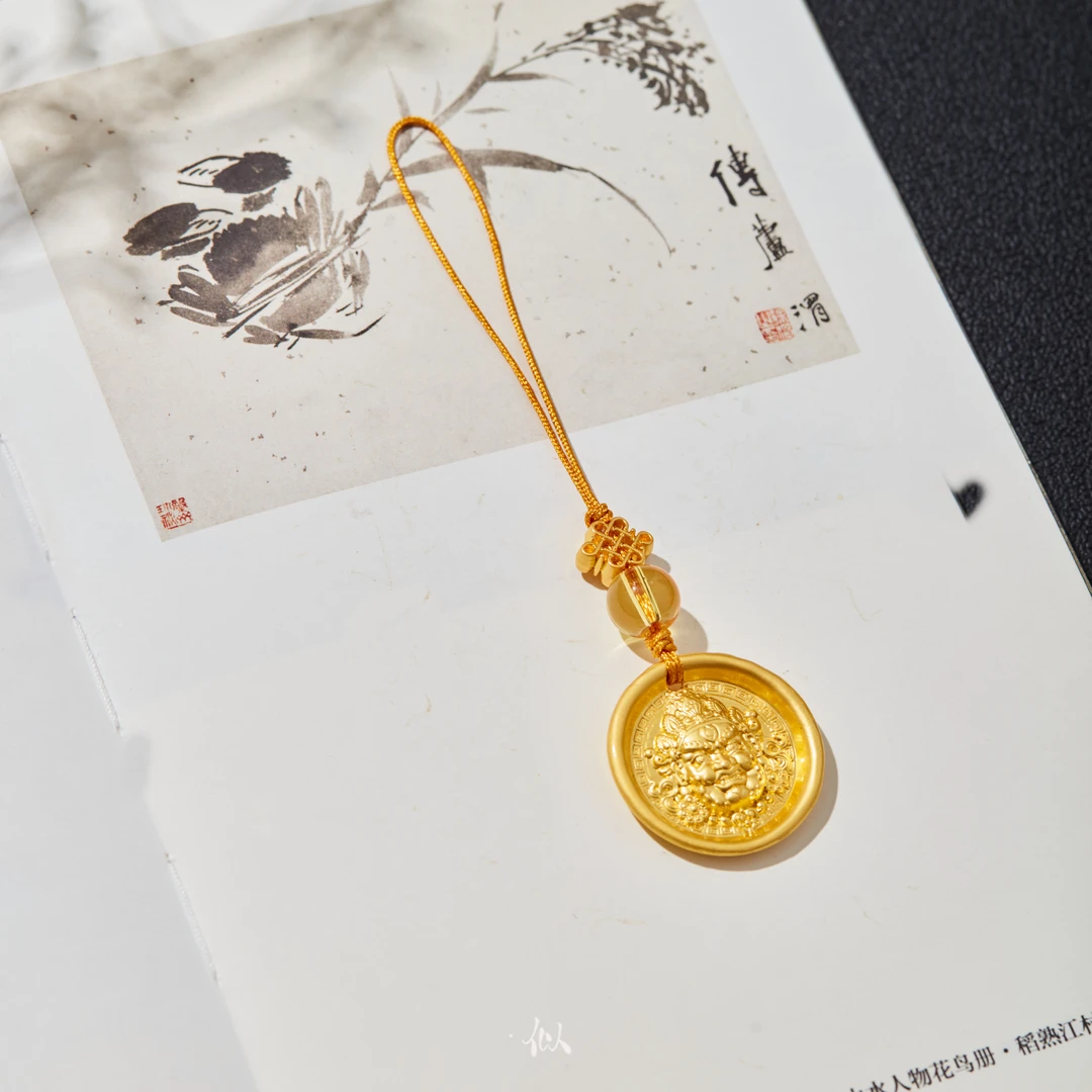 L铜吊坠 【黄财】·似梓珠宝· 挂件 SZCC810325