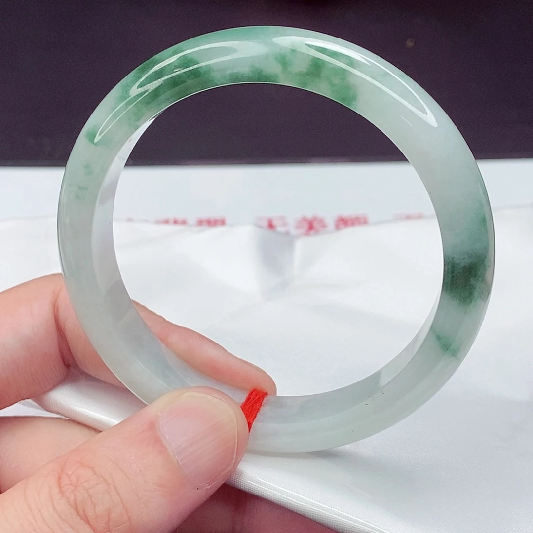 翡翠未镶嵌手镯62圈