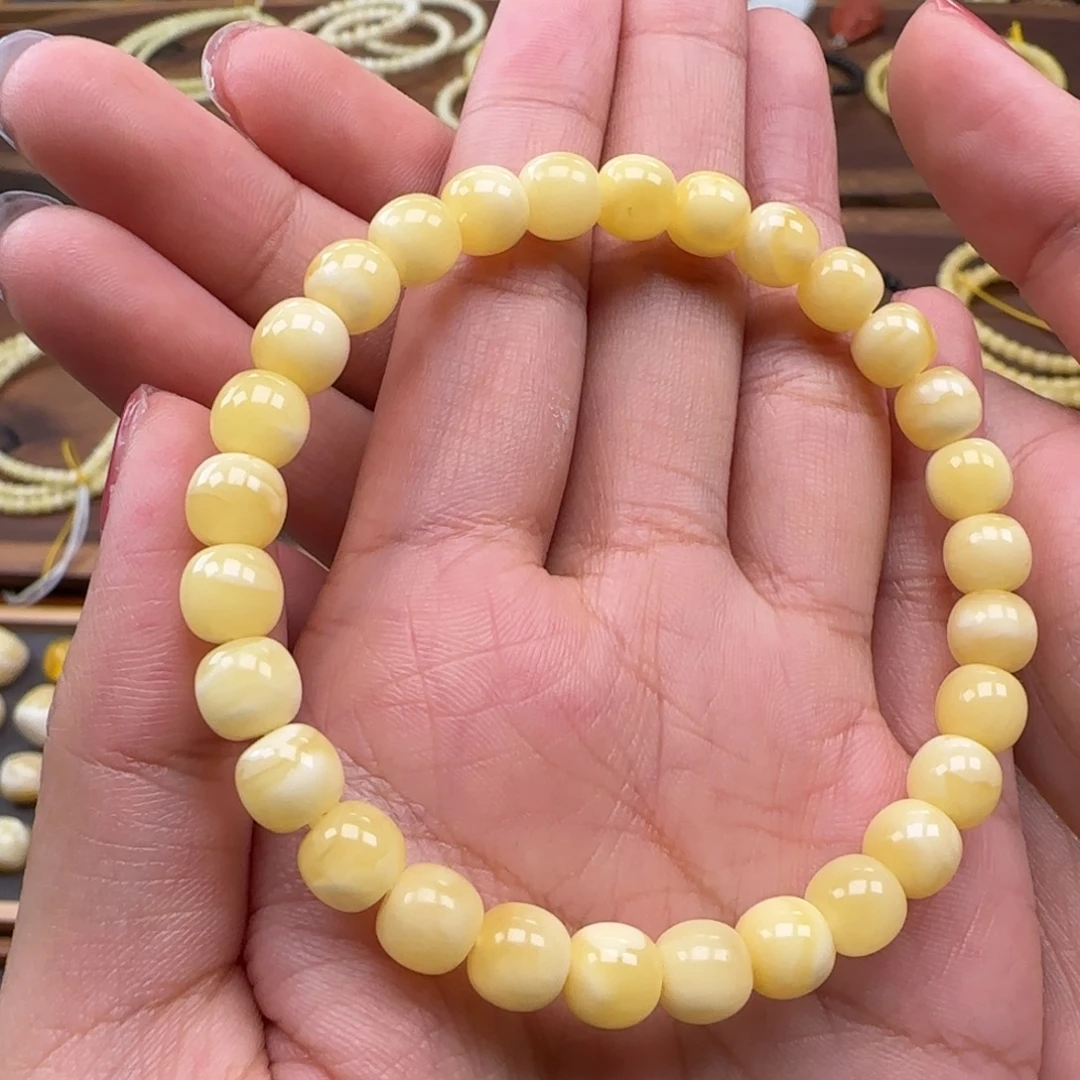 琥珀未镶嵌珠宝奇石7.0mm