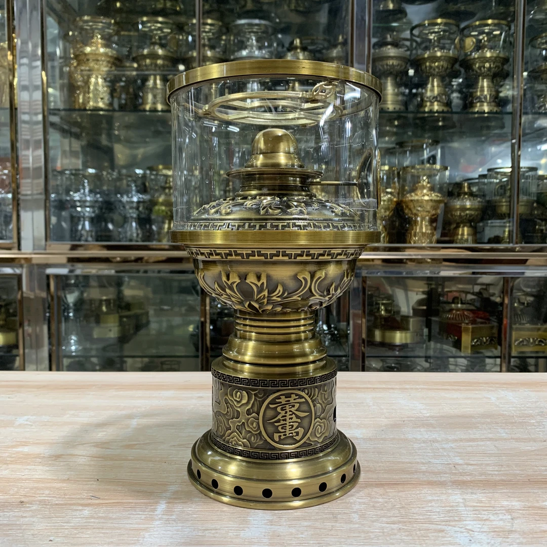 高档精美财气冲天主题黄铜上链炉明火烧煮高温沸水可户外