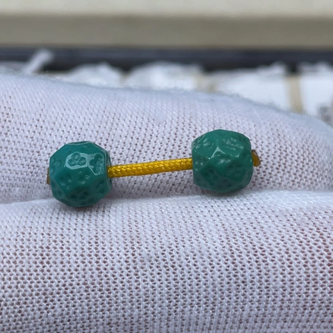 绿松石未镶嵌挂件7.3mm