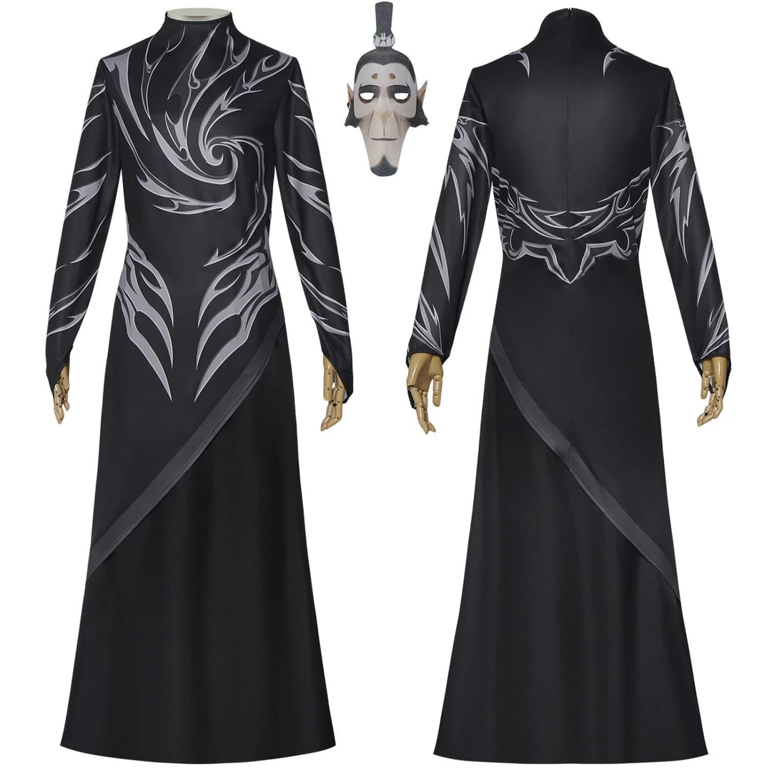 哪吒2魔童闹海儿童申公豹COS服装万圣节舞台服表演服成人角色扮演