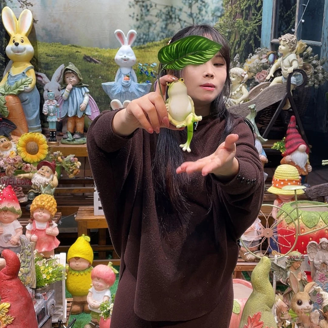 摆件花园摆件红红火火