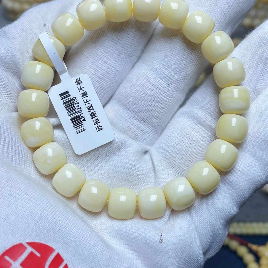 裸石蜜蜡未镶嵌如*！10.3m蜜蜡手串