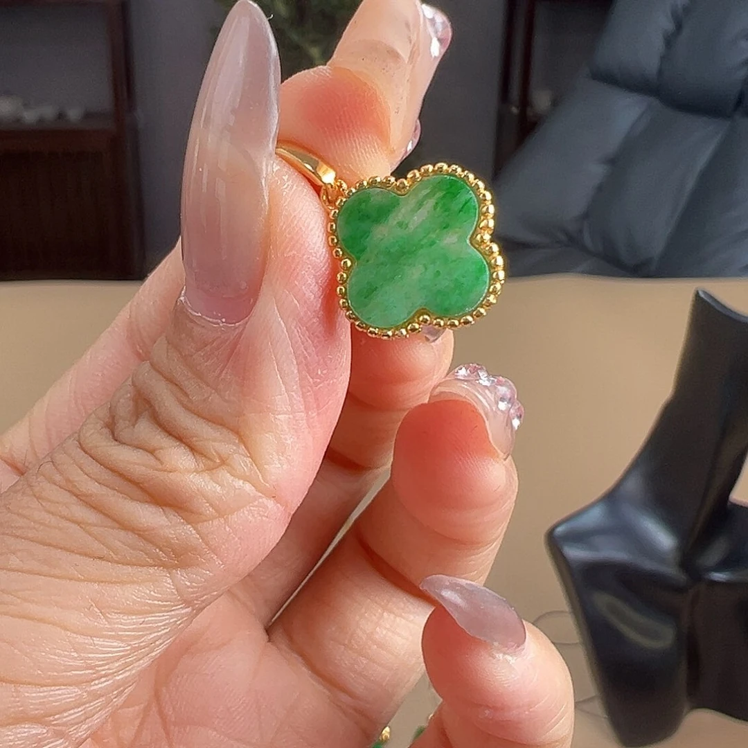 翡翠银S925镶嵌颈饰吊坠23