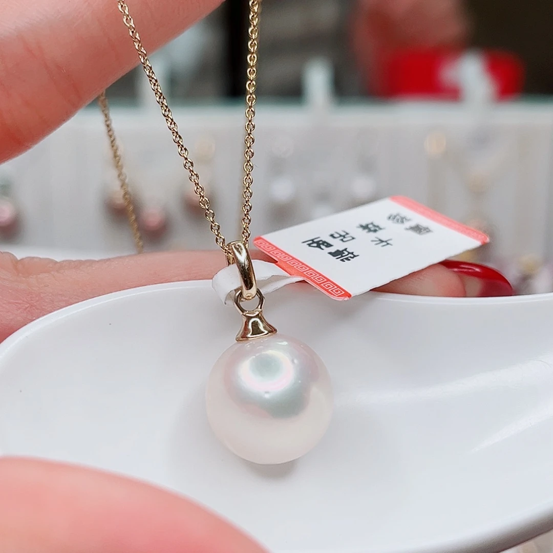 吊坠(不含链)淡水珍珠银S925镶嵌