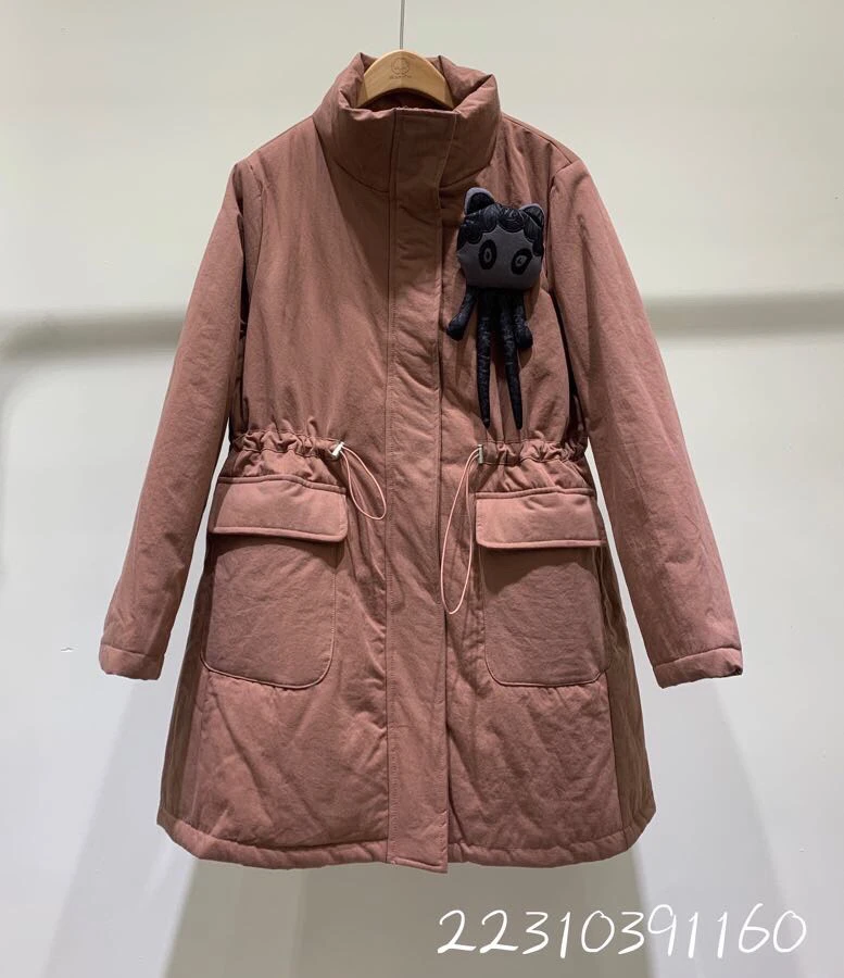 9116棉衣女士宽松冬季百搭户外韩版中长款休闲时尚