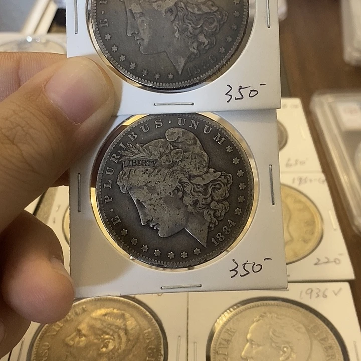 冰***客银Ag9001884+1886摩根两枚优惠