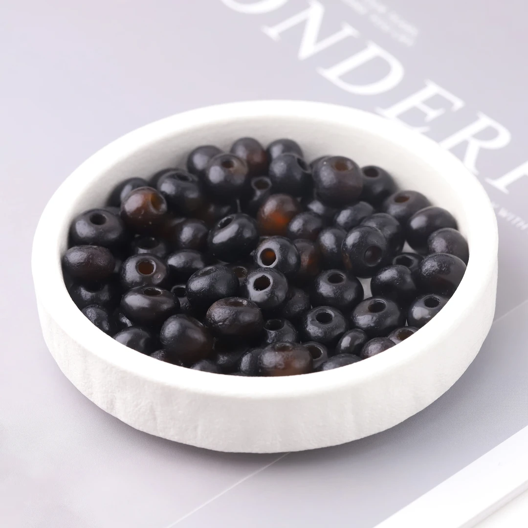 S9371 玛瑙苹果珠黑糖球DIY文玩配饰（多样性发其一）