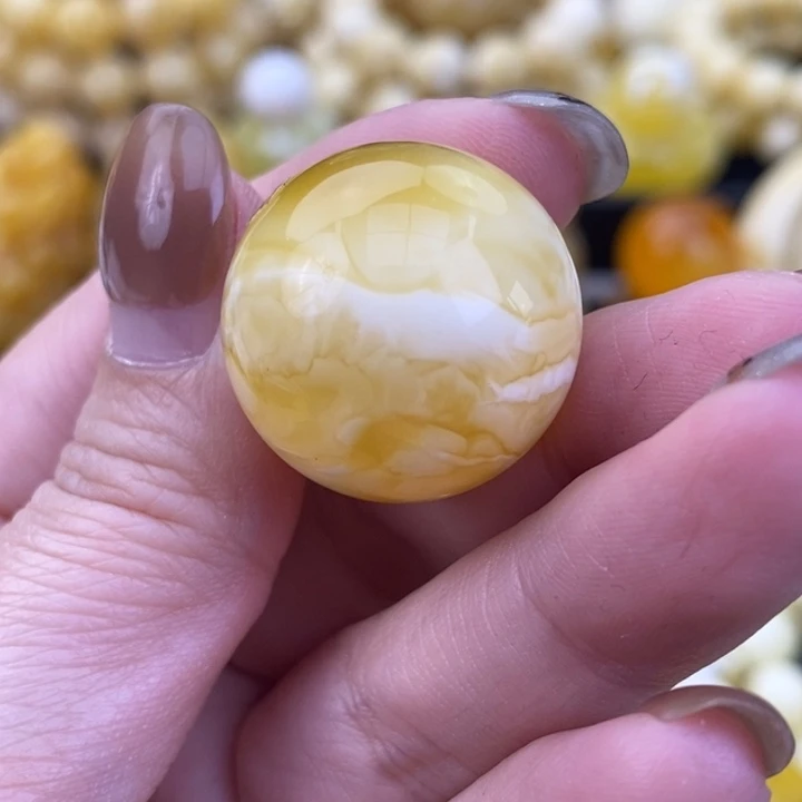 琥珀裸石未镶嵌38号