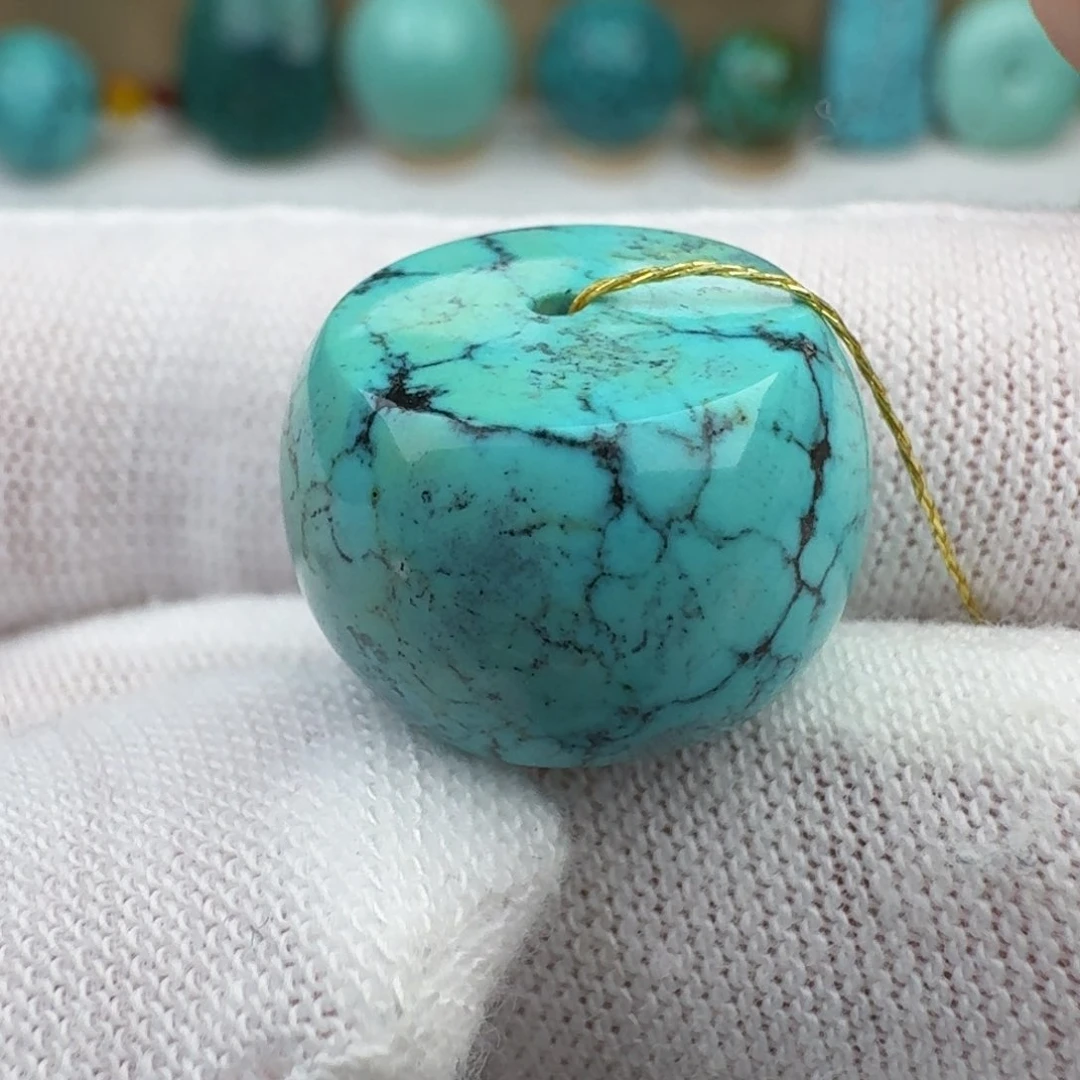 绿松石珠宝奇石未镶嵌沙***?