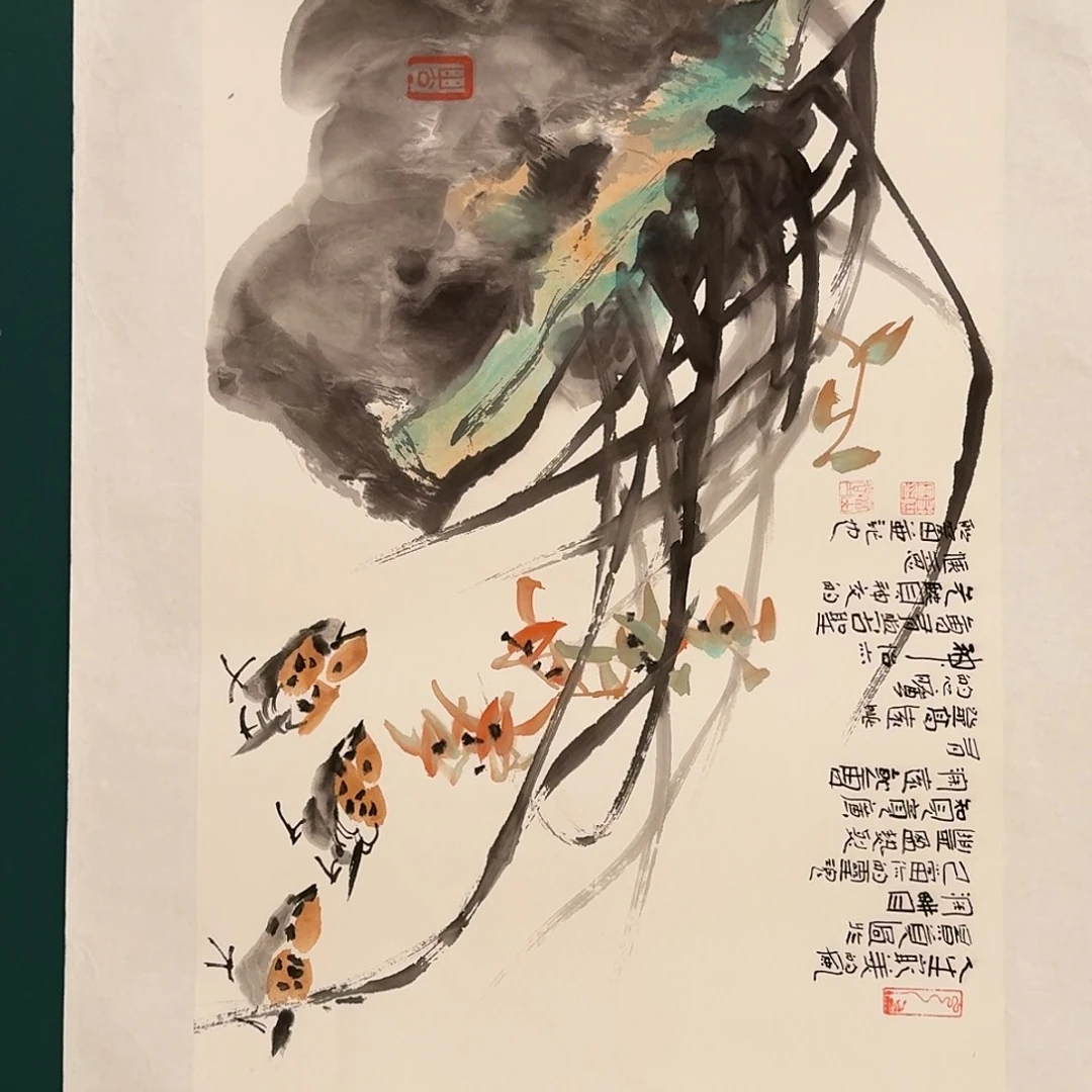 国画邹联富老师的作品