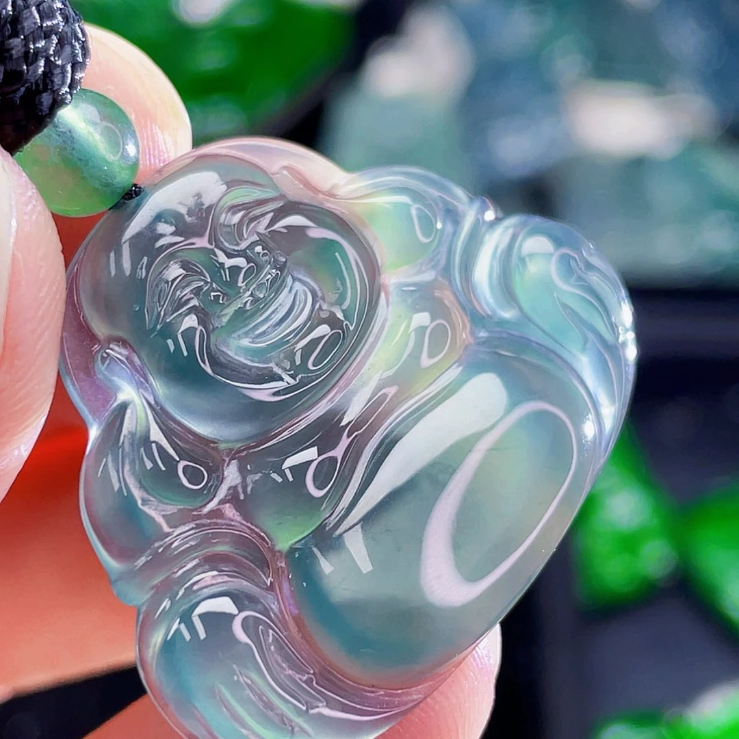 翡翠未镶嵌颈饰10