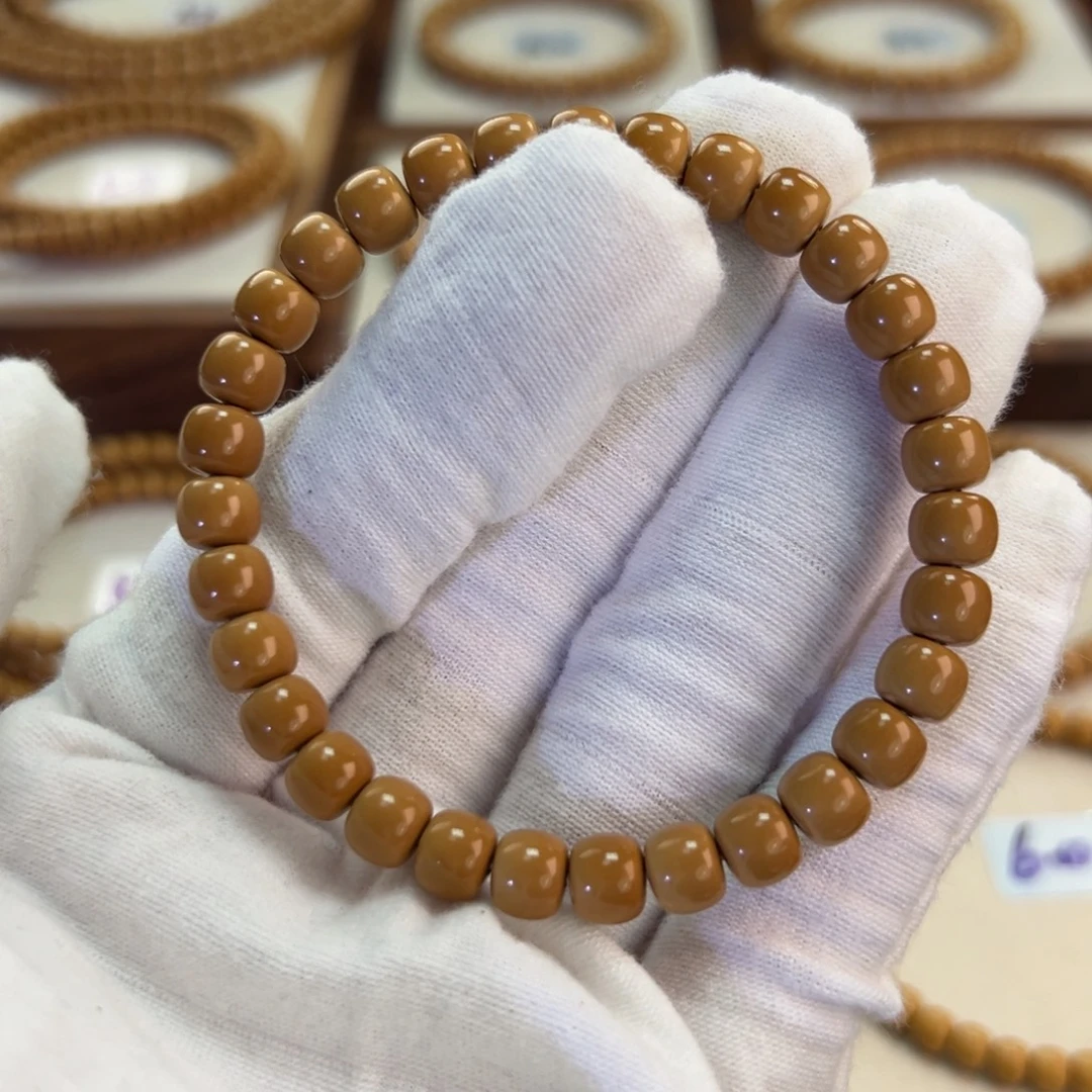 手串橄榄核7.3mm清水一号树王单圈