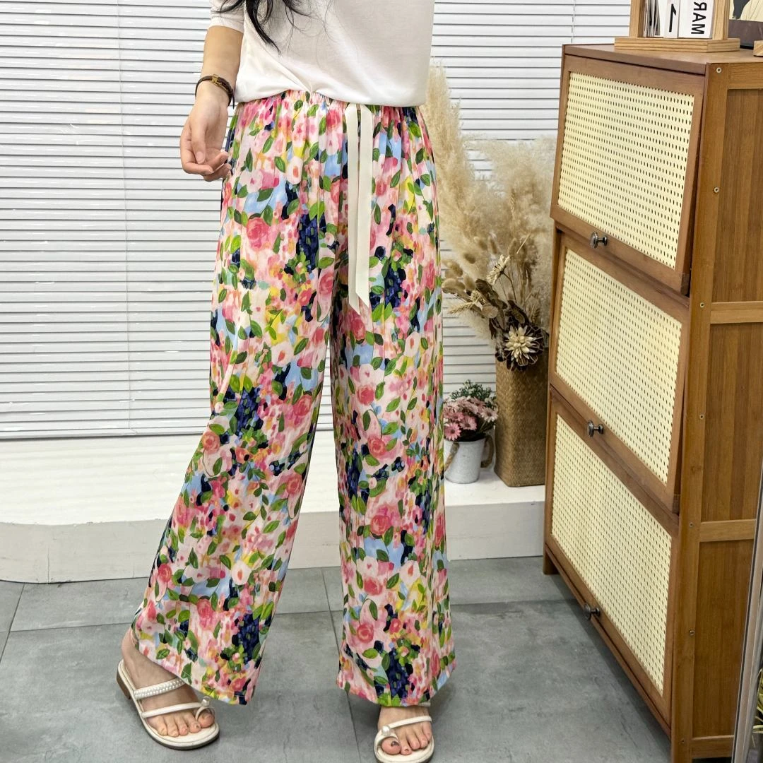 【崔万志优选】莱赛尔天丝棉绸家居裤子多色慵懒可外穿