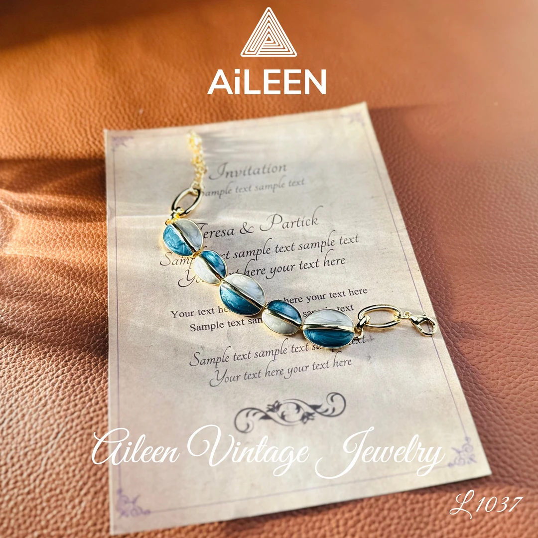 铜合金树脂手链 L1037 法★ 【碧海蓝天】 AiLeeN爱琳 手链