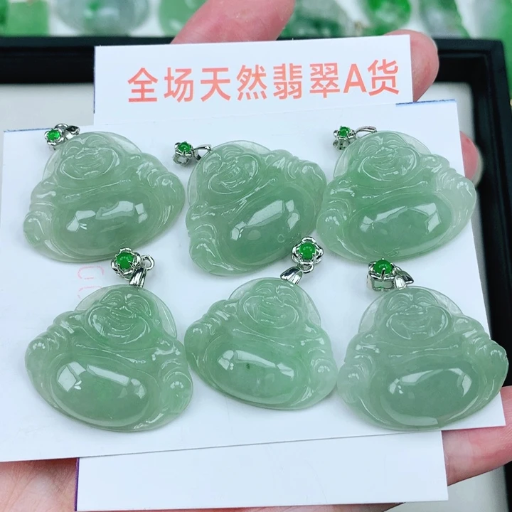 翡翠未镶嵌颈饰多样性发其1
