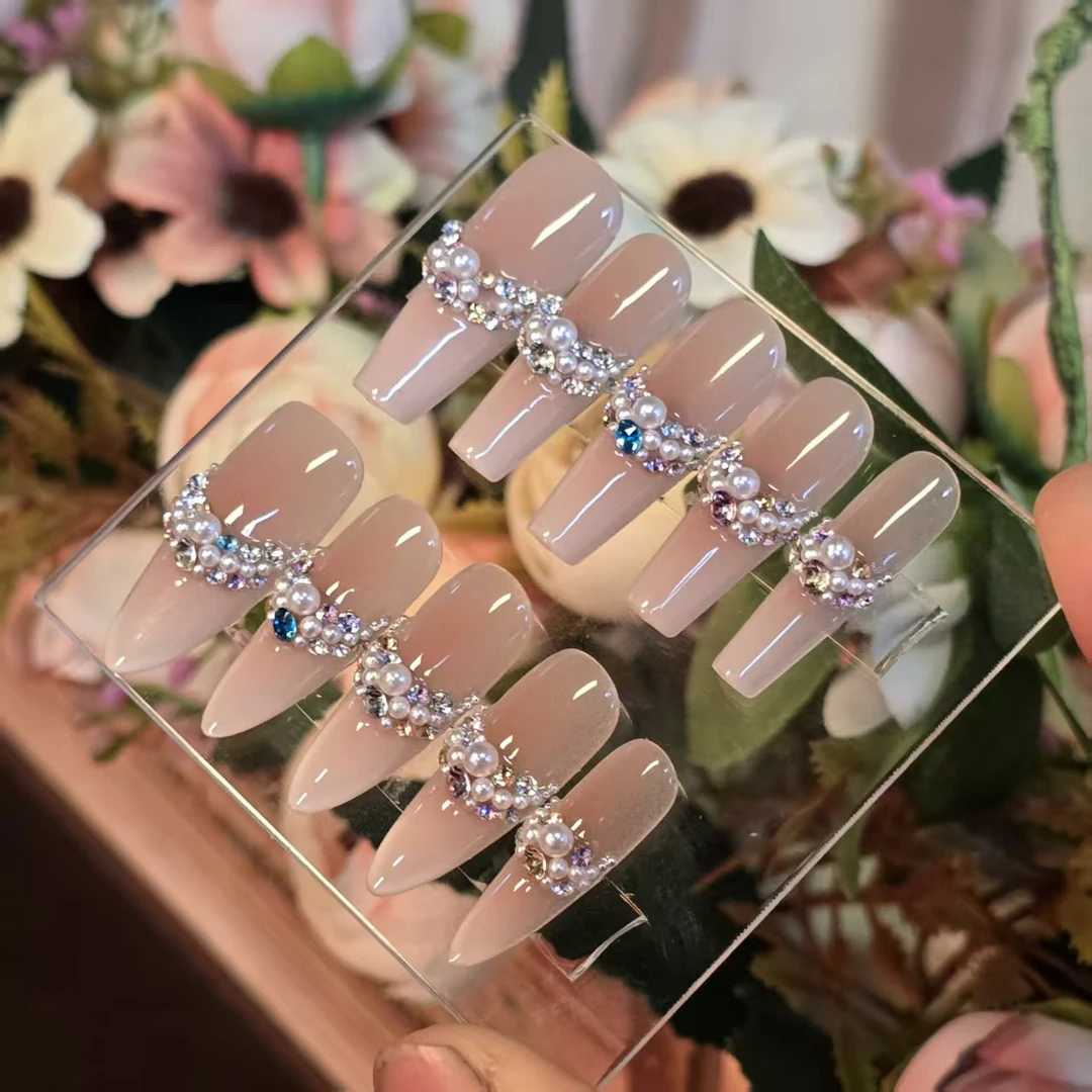 栀子花开丶月光(施华洛)国华丶奥杰丶手工穿戴甲