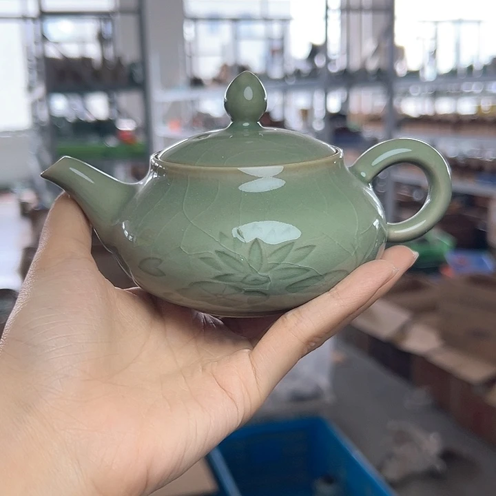 龙泉云间青瓷小米茶器