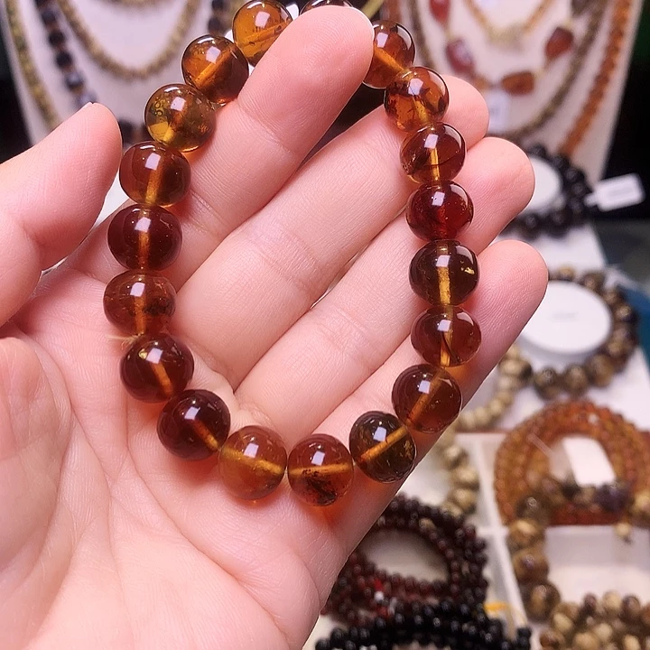 琥珀未镶嵌裸石抚顺琥珀11+19