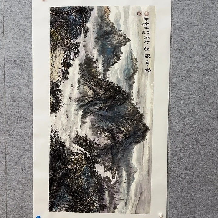国画花鸟等多种鸟类的栖息