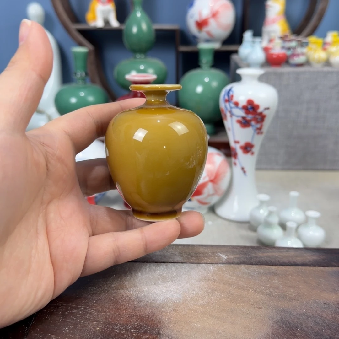 陶瓷手工小花器摆件