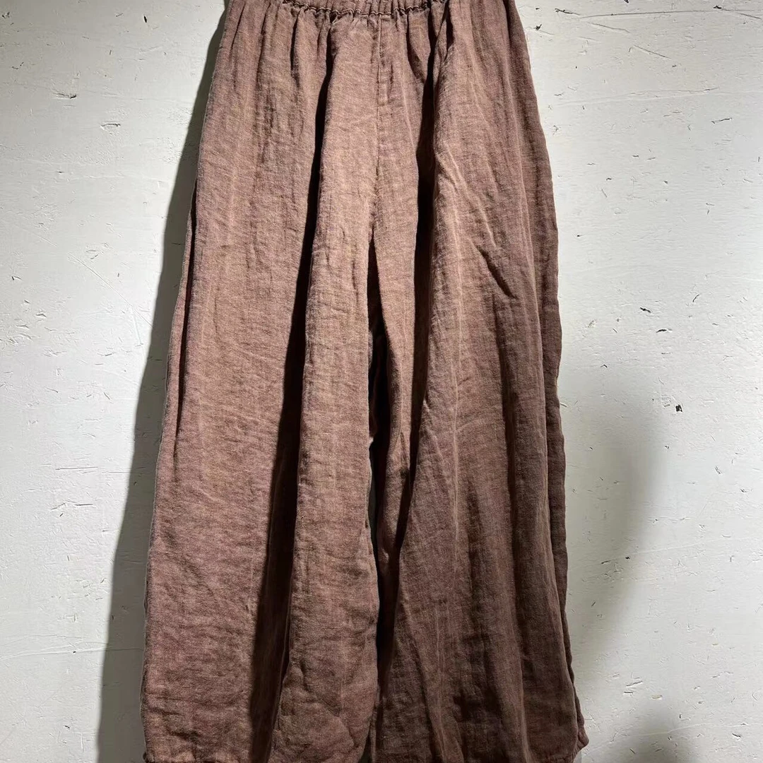 冬冬分享《衣路走来》843亚麻裤子