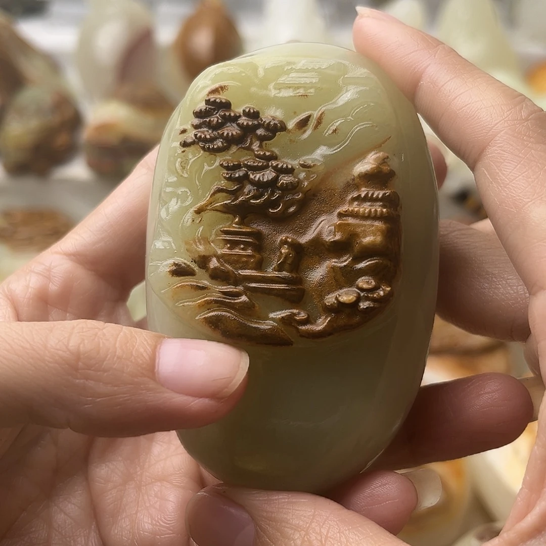 石材古青石不退换山水
