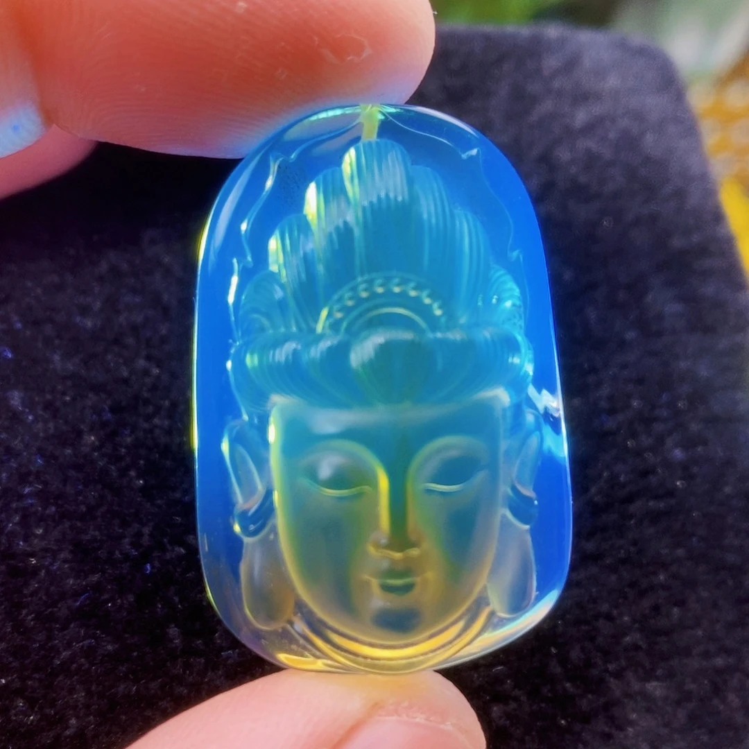 【闪购商品】蓝珀吊坠(不含链)未镶嵌