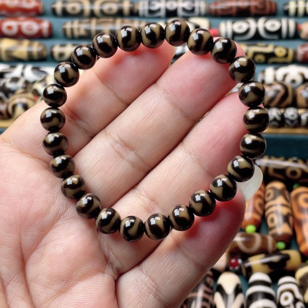 玛瑙/玉髓未镶嵌锁骨牙牙手串