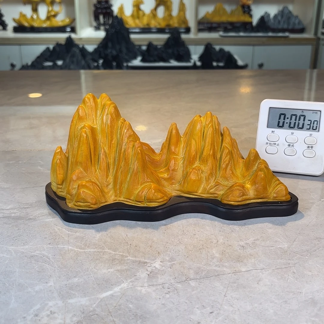 無***東陶灵璧石手工雕刻奇石摆件