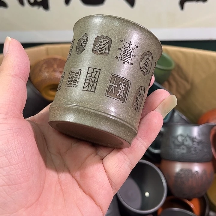 茶杯紫砂全手工紫砂主人杯