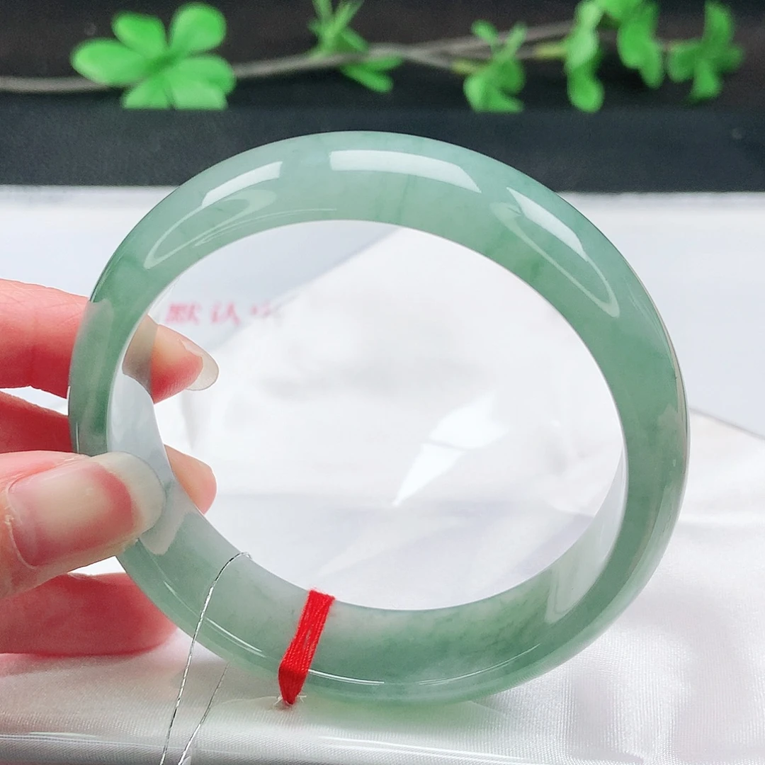 翡翠未镶嵌手镯60圈