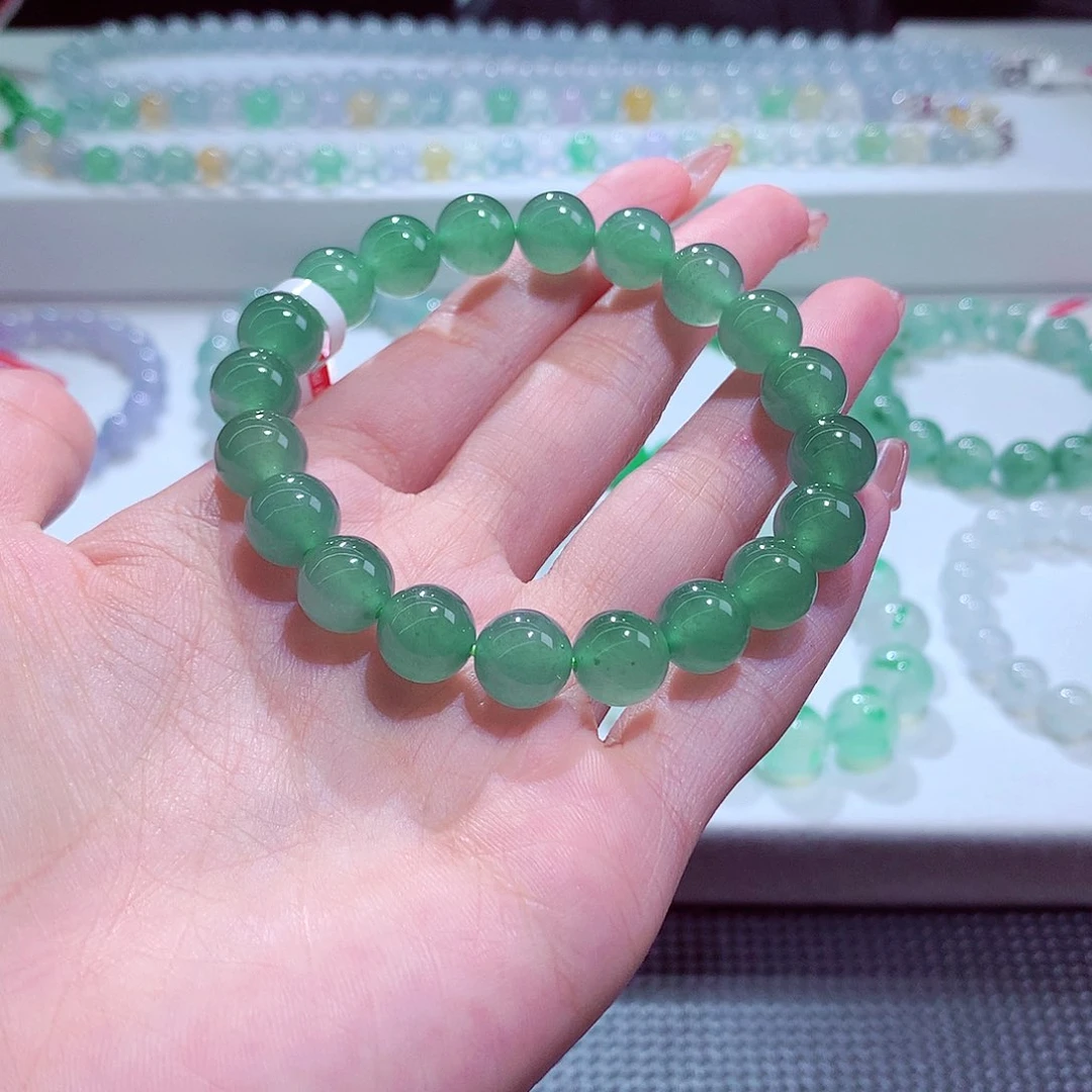 未镶嵌手链翡翠卡10mm