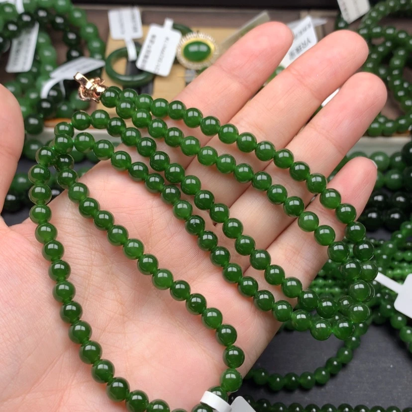 【闪购商品】颈饰未镶嵌和田玉（碧玉）小*.