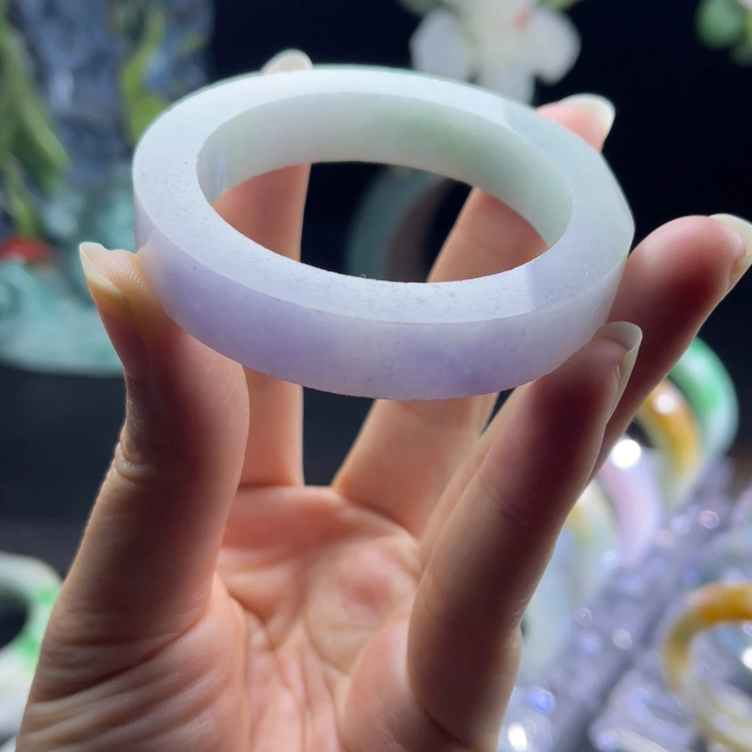 定制翡翠未镶嵌天然翡翠A货手镯