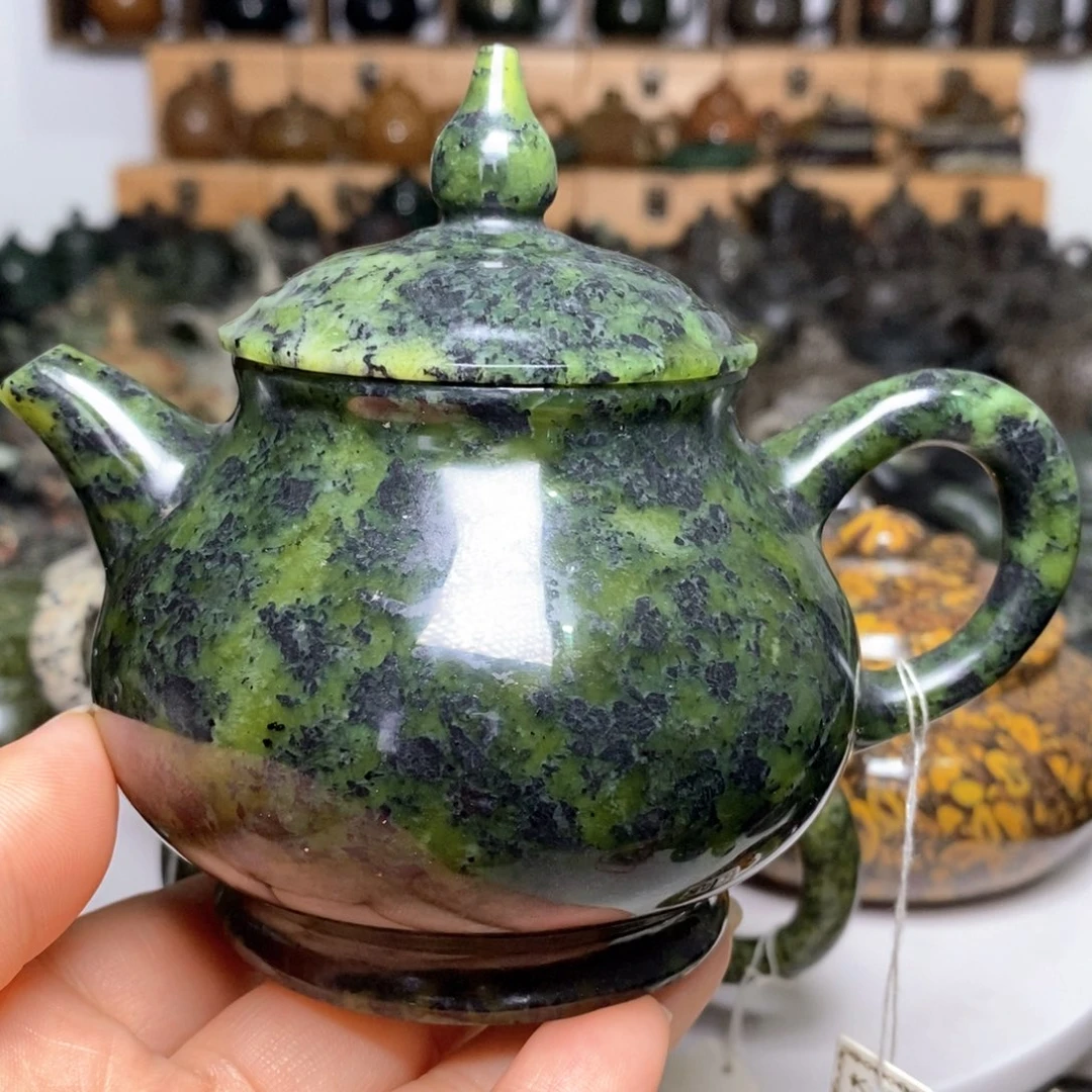 藏玉药王石高品潘壶230cc