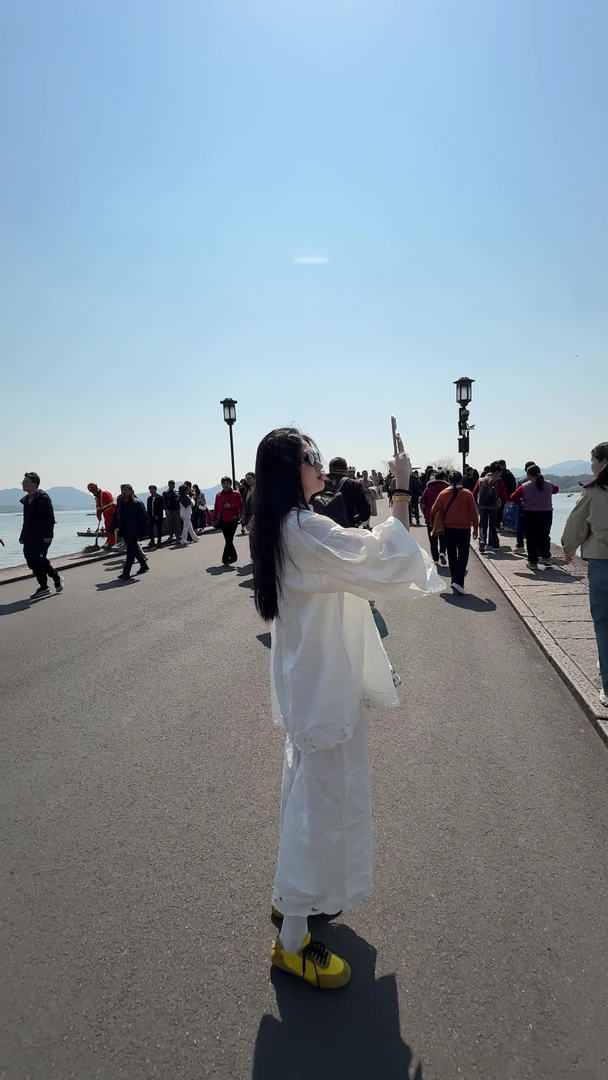 「白色西湖套装」夏季春夏日常圆领宋制立领马面大袖重工中国风夏款