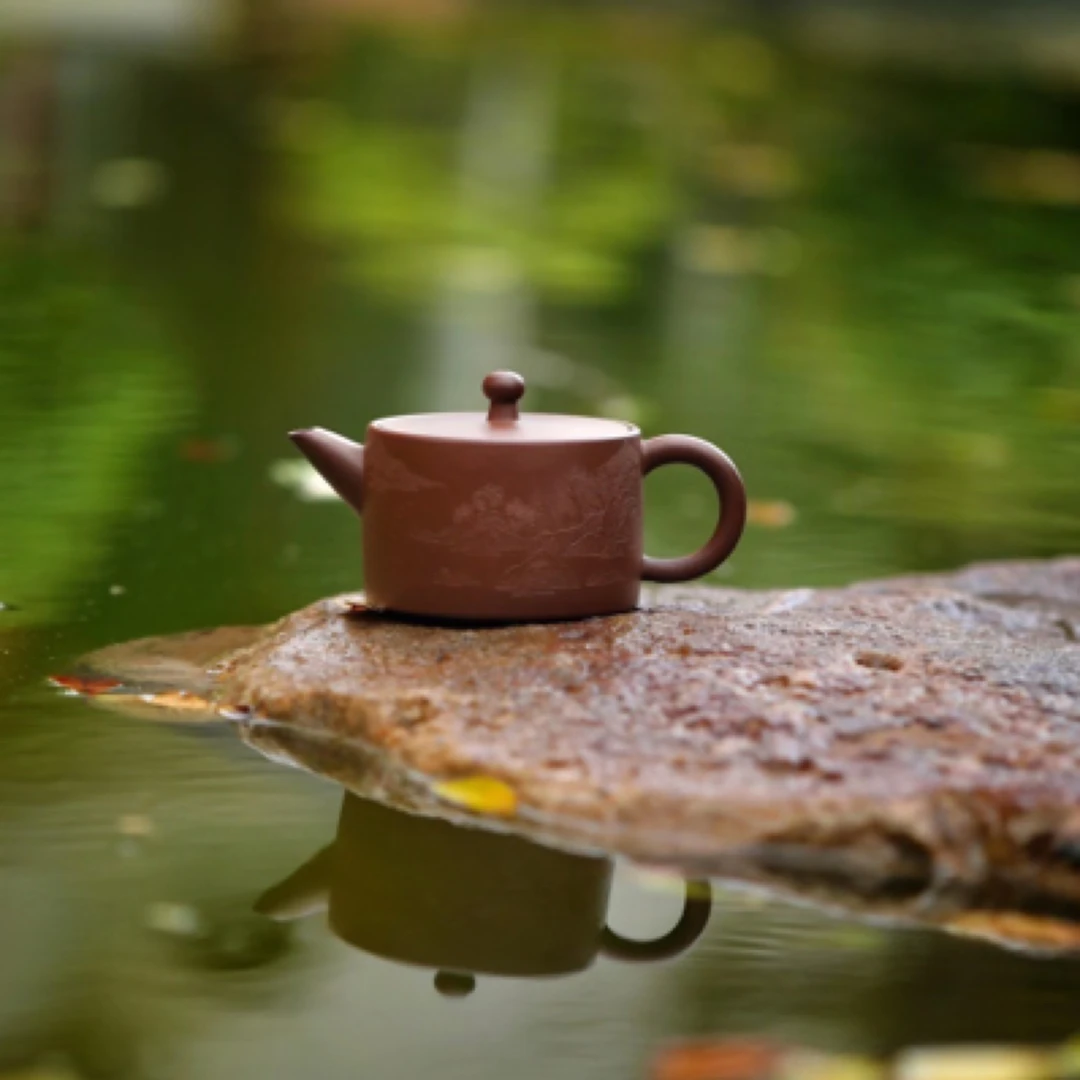 镜山·全手工·200cc 原矿紫泥 料 全手工紫砂壶