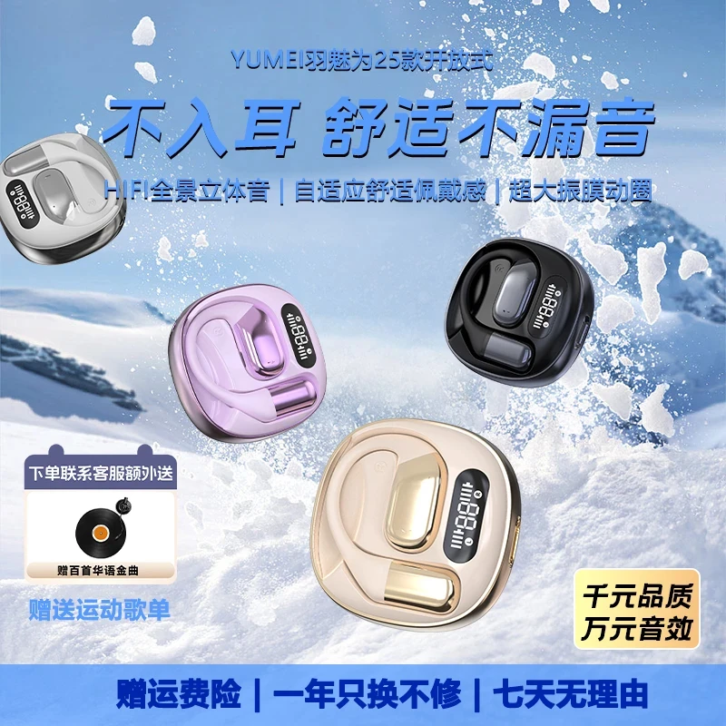 2025年新款柏林之声充电宝蓝牙耳机超长续航运动便携通话主动降噪