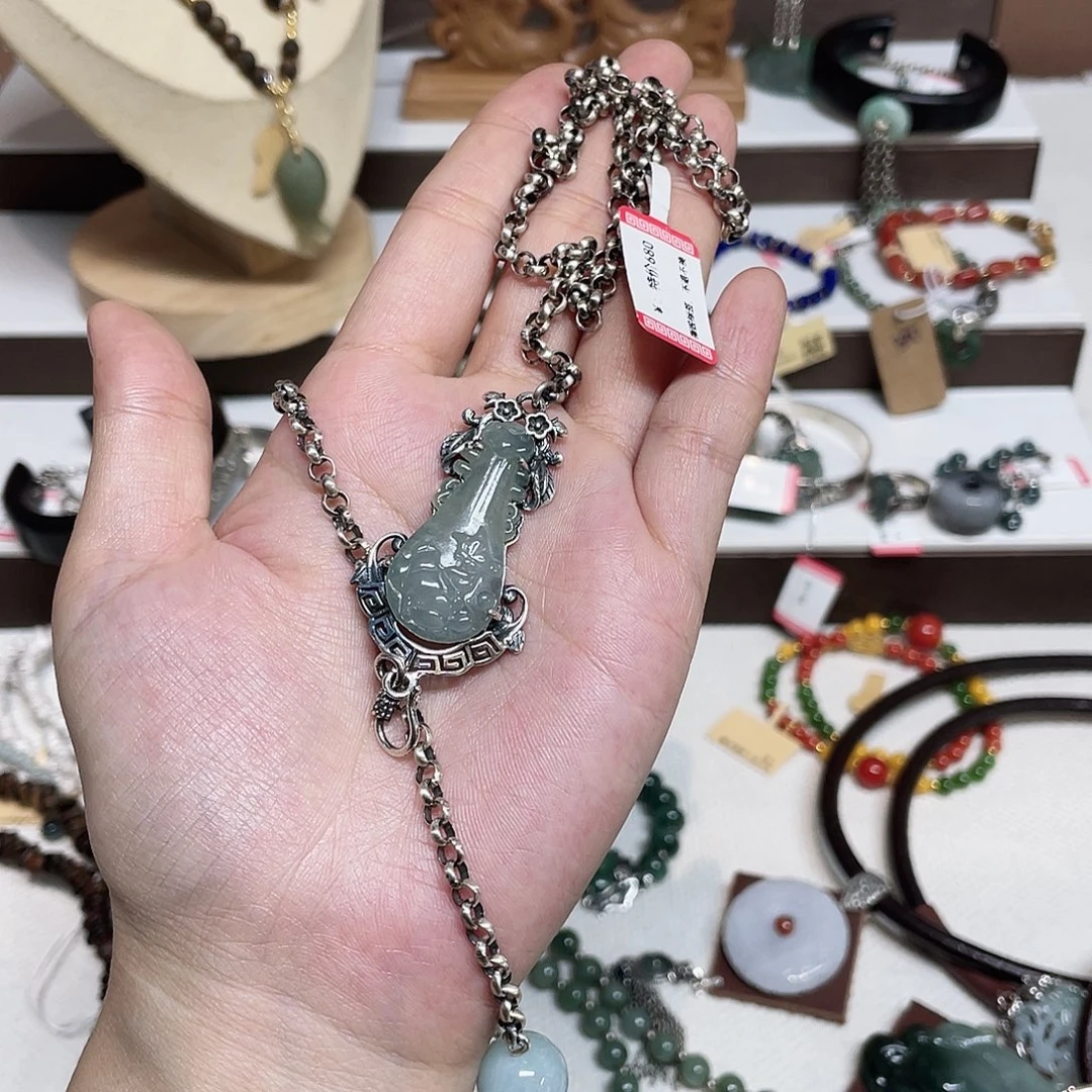 足银925银镶嵌万能链