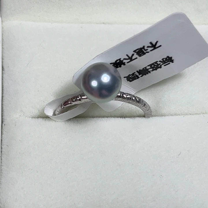 海水珍珠颈饰银S925镶嵌六*