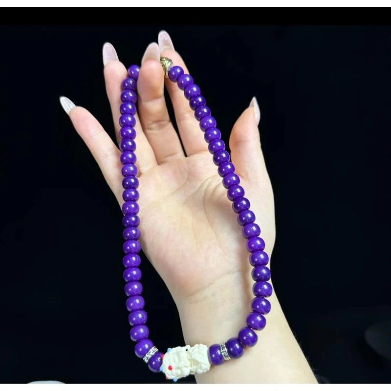 D T012 201   精品手串   紫玉菩(无礼盒)
