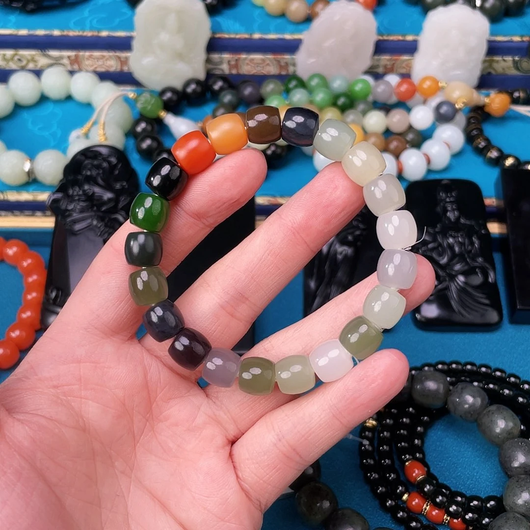 和田玉手链未镶嵌