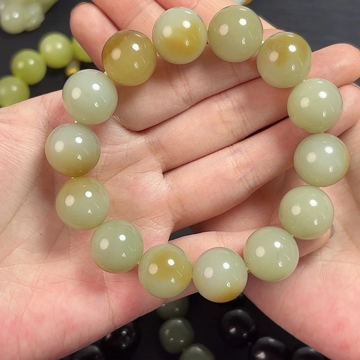 和田玉未镶嵌手链