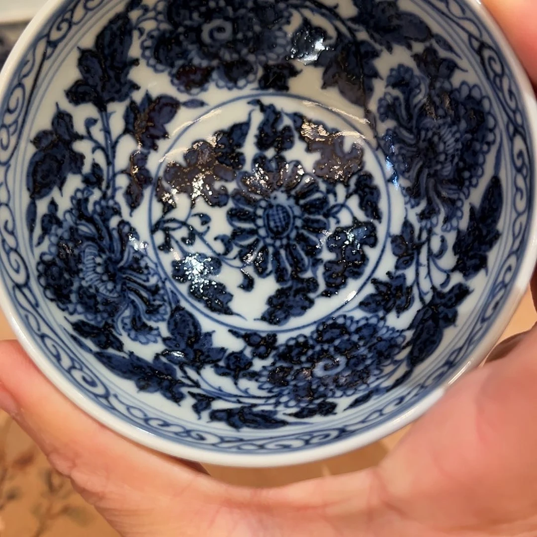 元青拙手原矿青花 釉里红