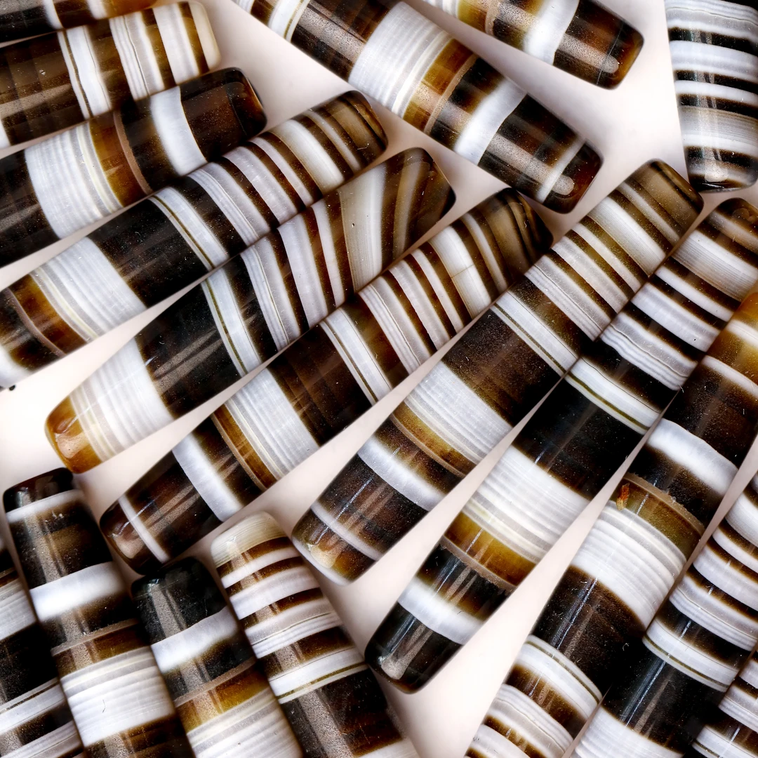 天然包浆缠丝玛瑙风化明显包浆浑厚细腻 多样性 发其一