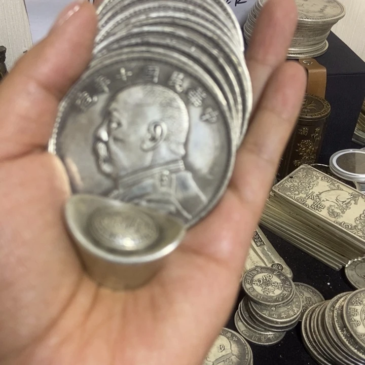 金属复古大头龙洋