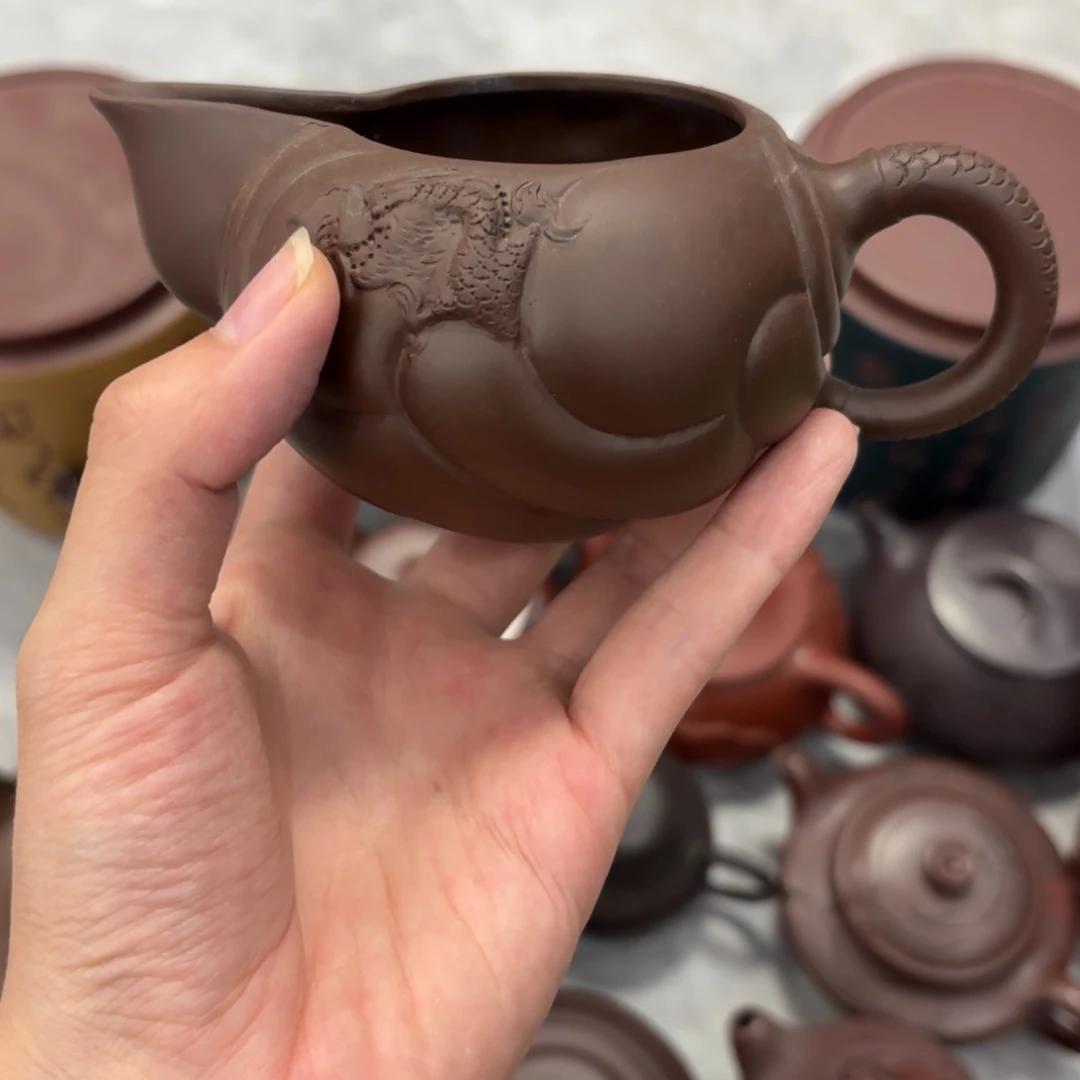 紫砂茶宠原矿精品高端紫砂壶