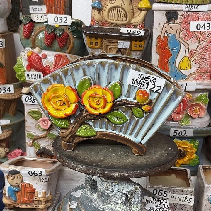 粗陶材质多肉花盆122